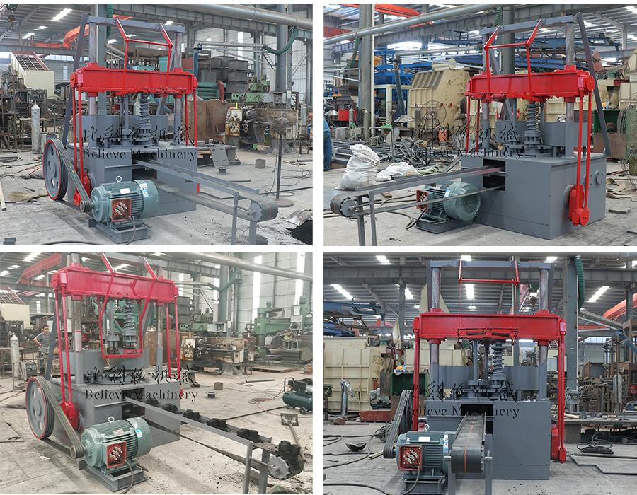 Honeycomb Charcoal Briquette Machine in Factory