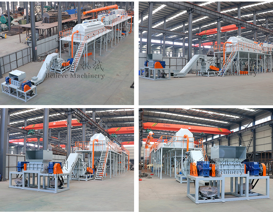 Lithium Battery Recycling Equipment in Factory