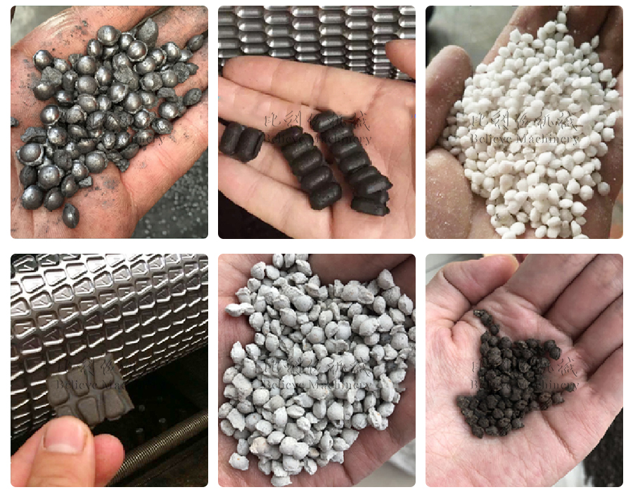 Final products of Roller pellet machine
