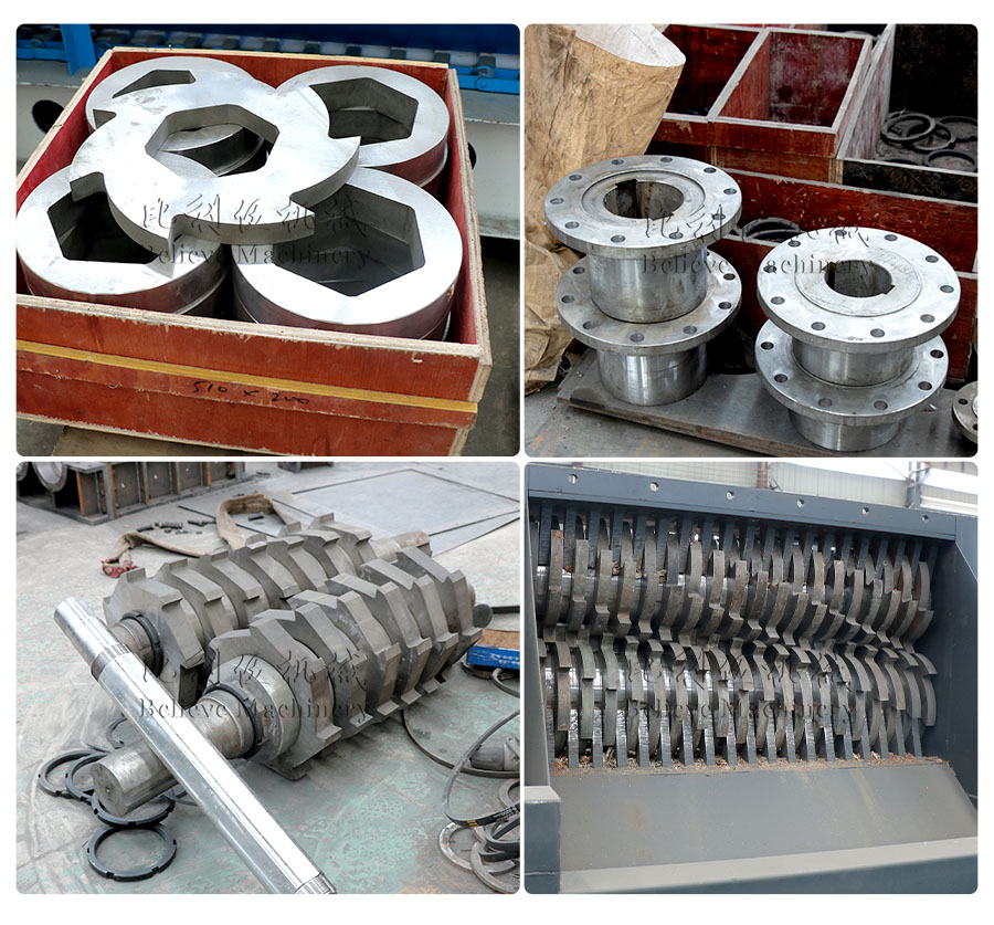 Details of Double shaft shredder
